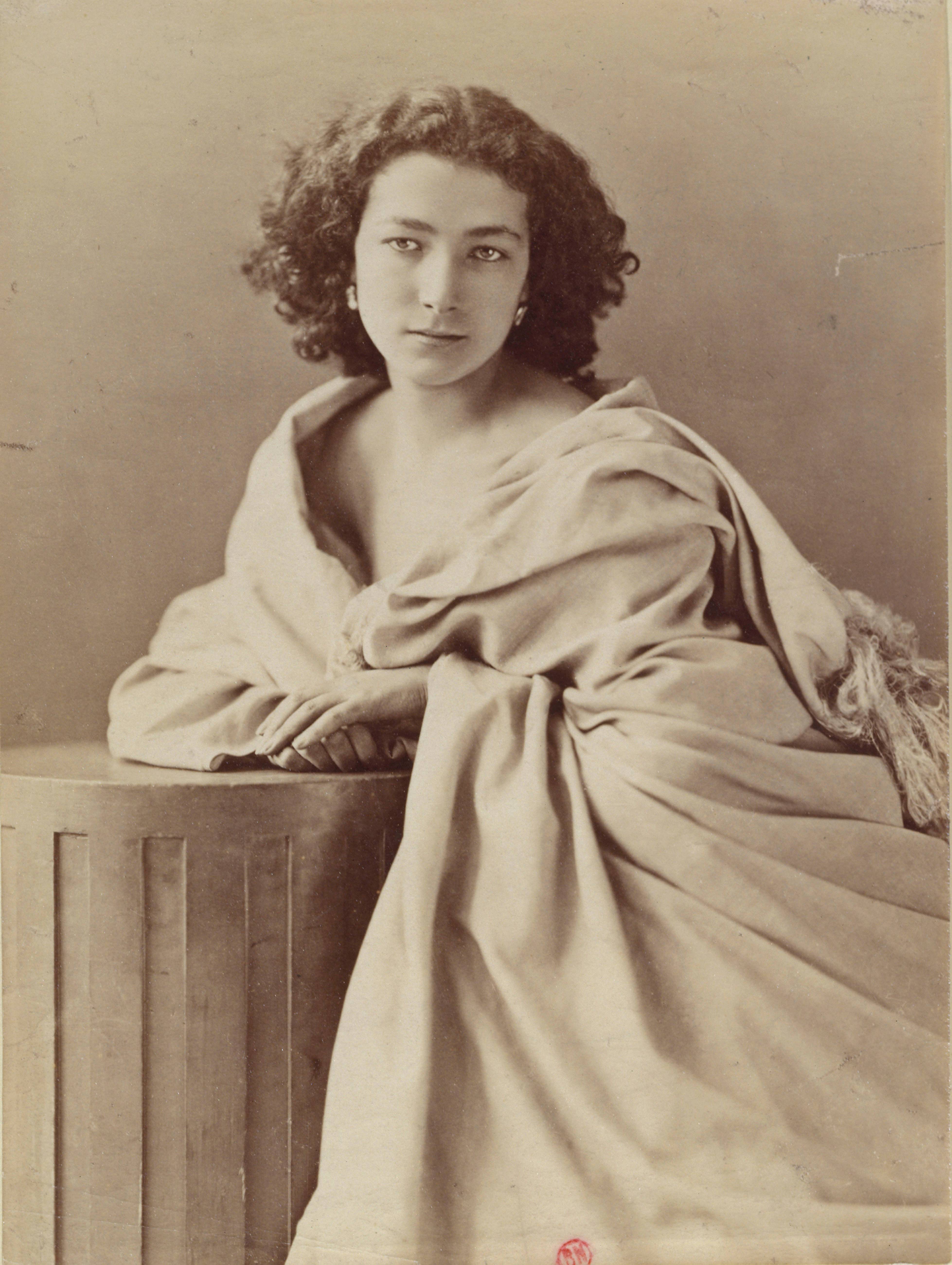 Sarah Bernhardt na exposição "Et la Femme Créa la Star"