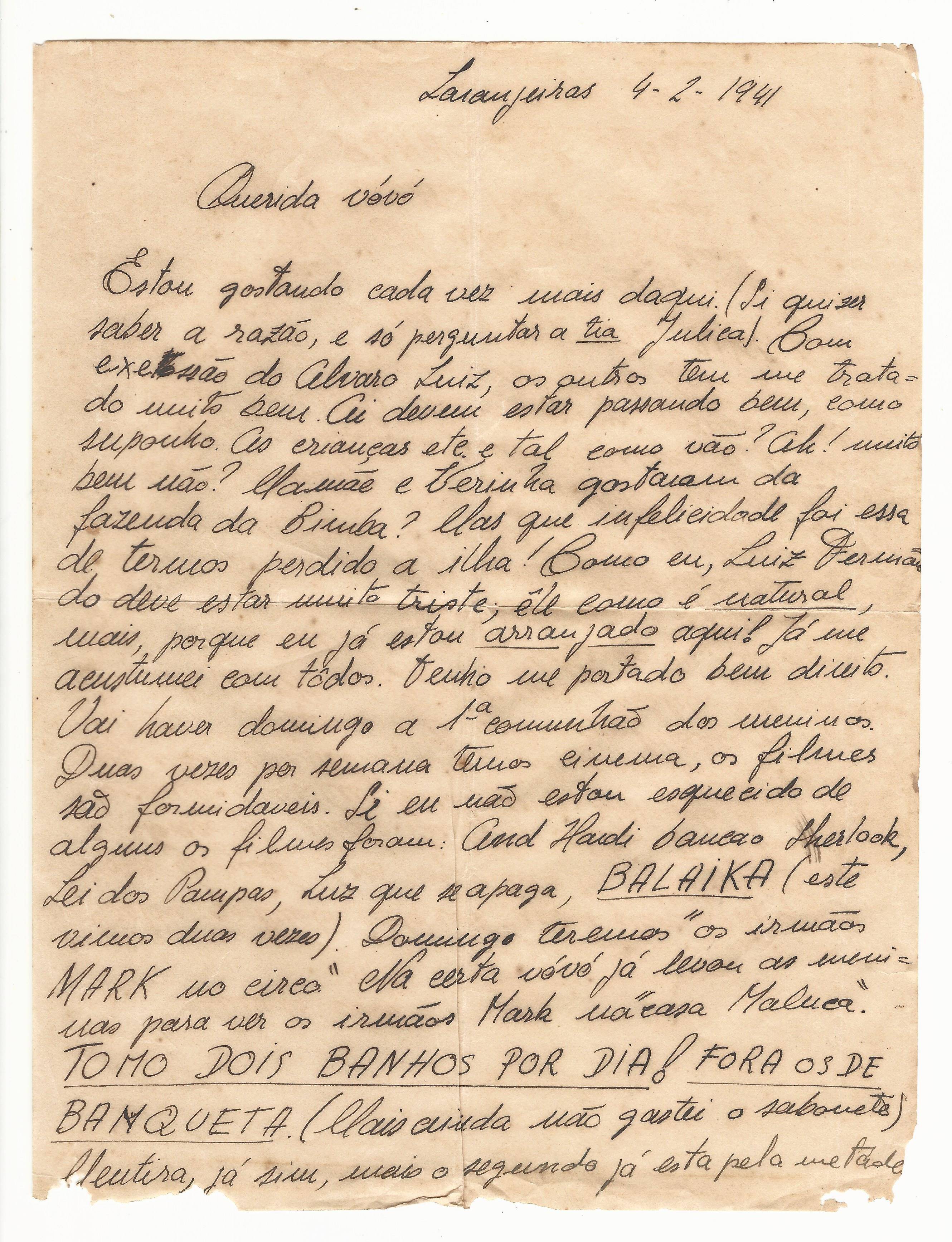 Carta de Sérgio Rodrigues, designer brasileiro