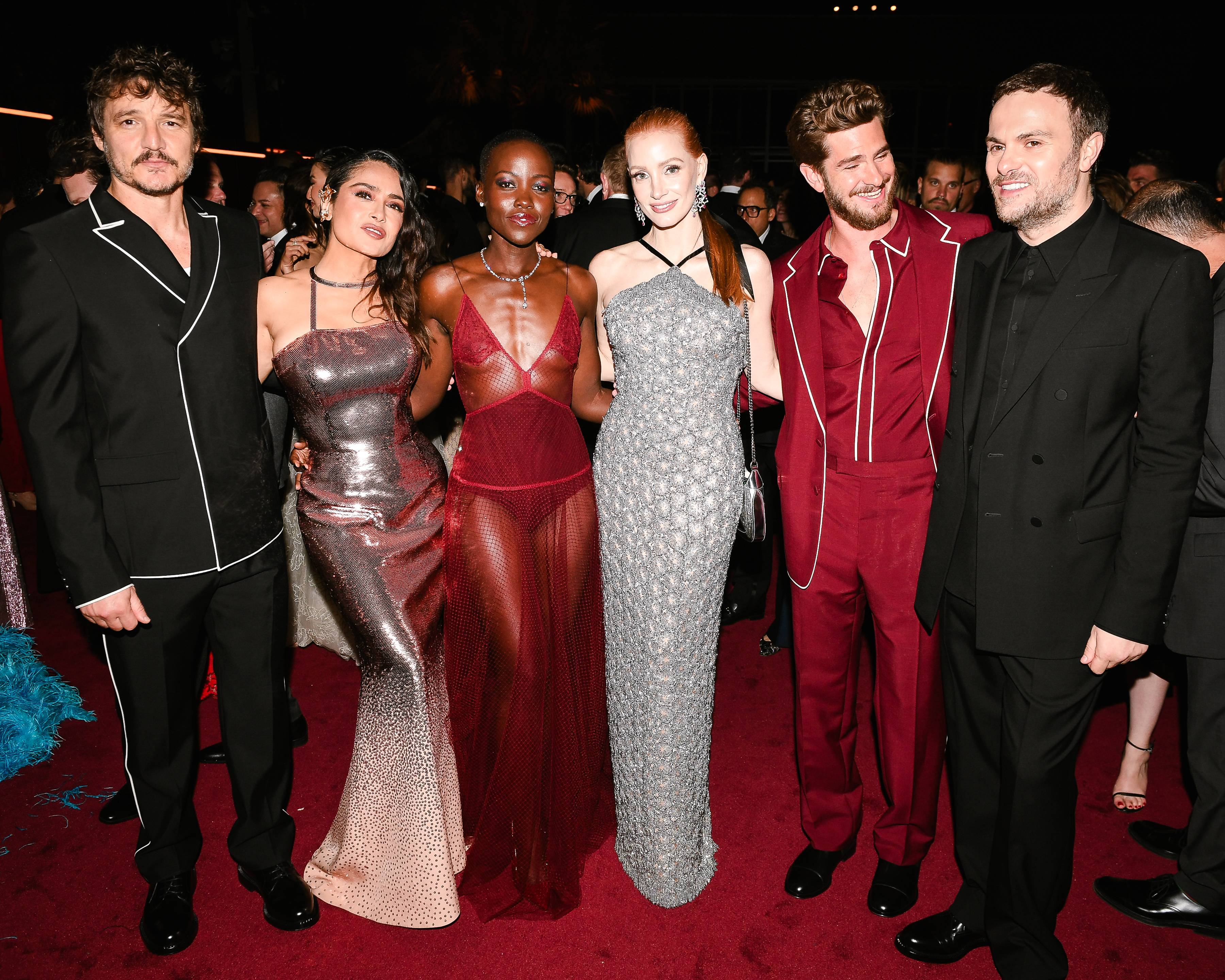 Pedro Pascal, Salma Hayek, Lupita Nyong'o, Jessica Chastain, Andrew Garfield, Sabato de Sarno