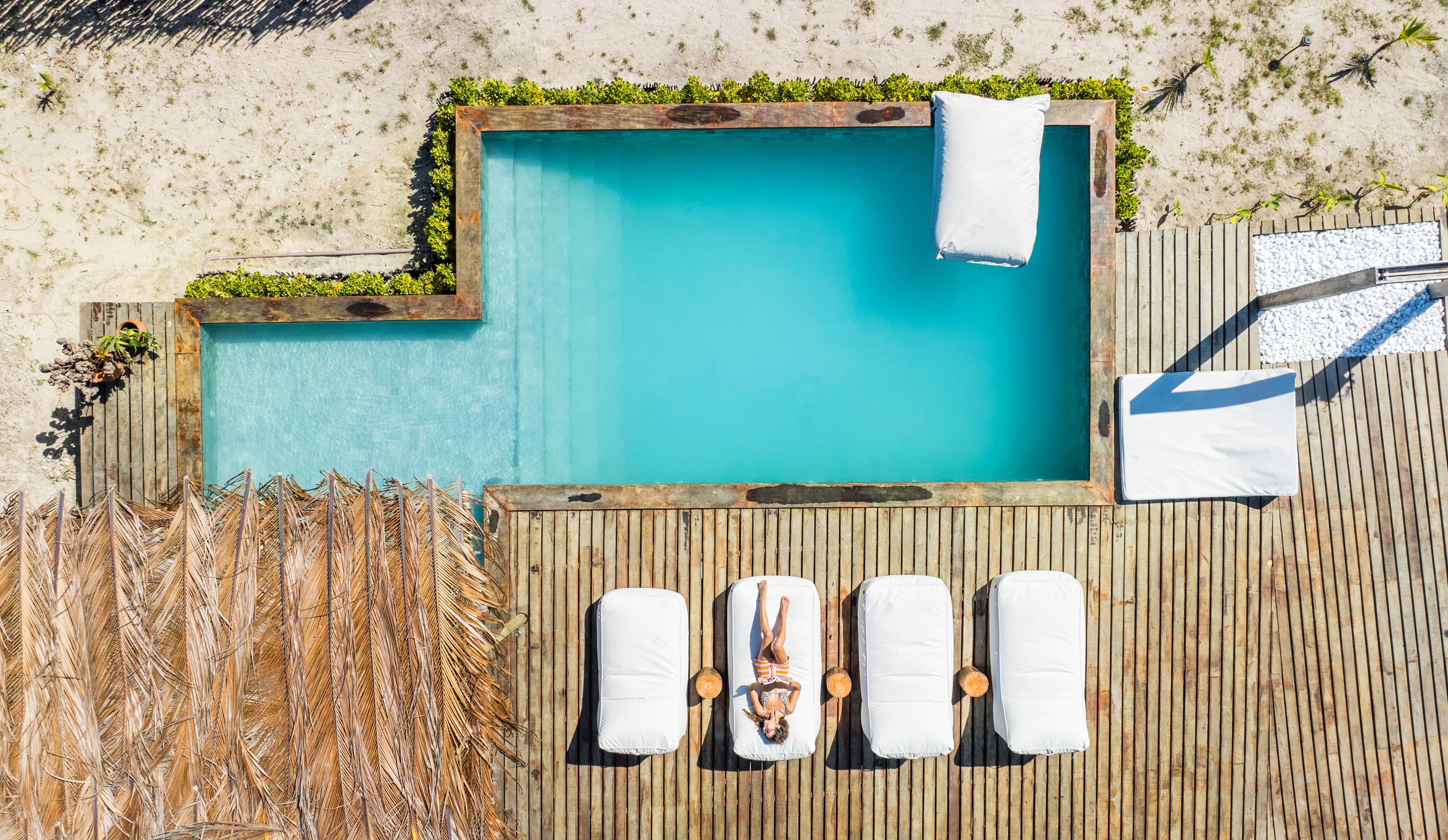Entre junho e setembro, a Oiá abre as portas de uma hospedaria pop-up em Atins – outra entrada para o Parque Nacional dos Lençois Maranhenses. O pouso temporário é uma parceria com a Casa Gota d’Aya.