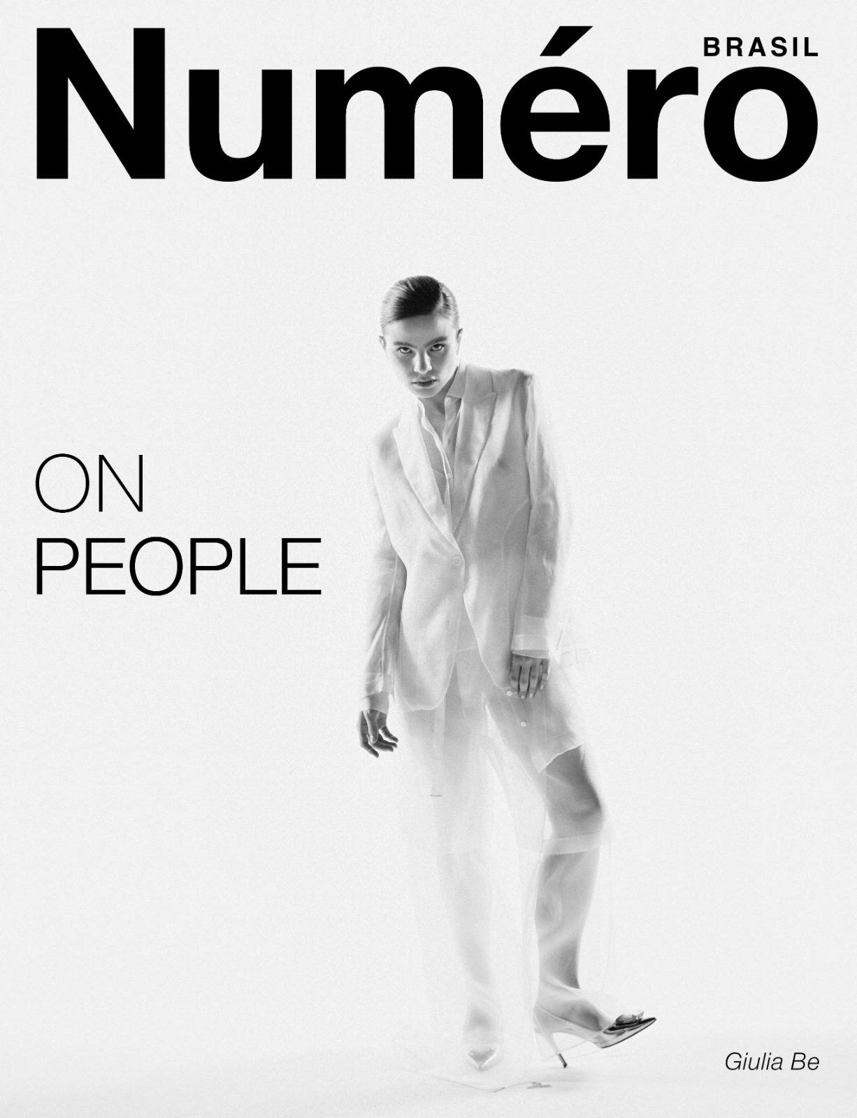 Explore a primeira capa da Numéro Brasil ON PEOPLE, com Giulia Be.