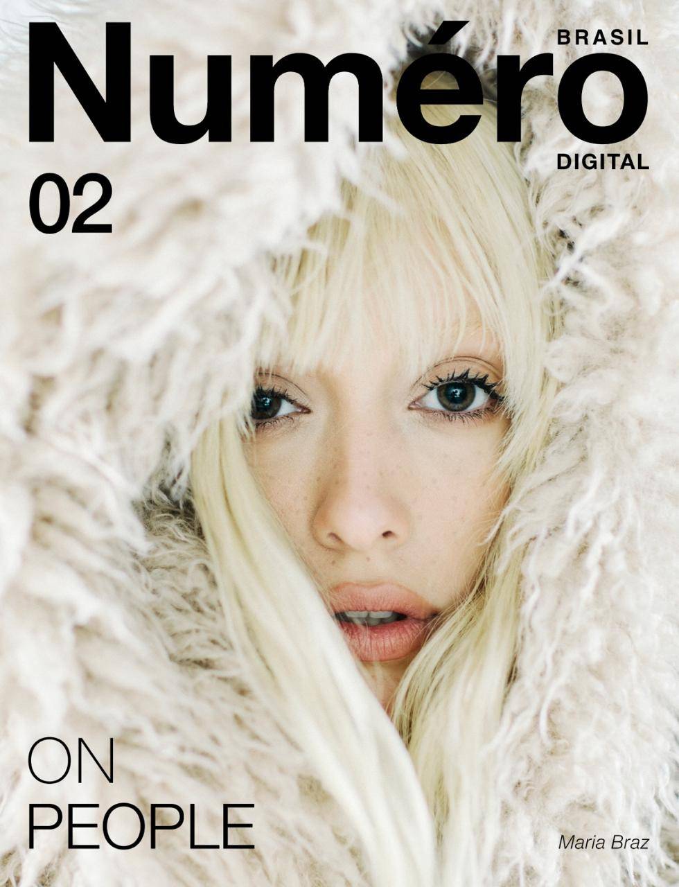 Explore a segunda capa da Numéro Brasil ON PEOPLE, com Maria Braz.