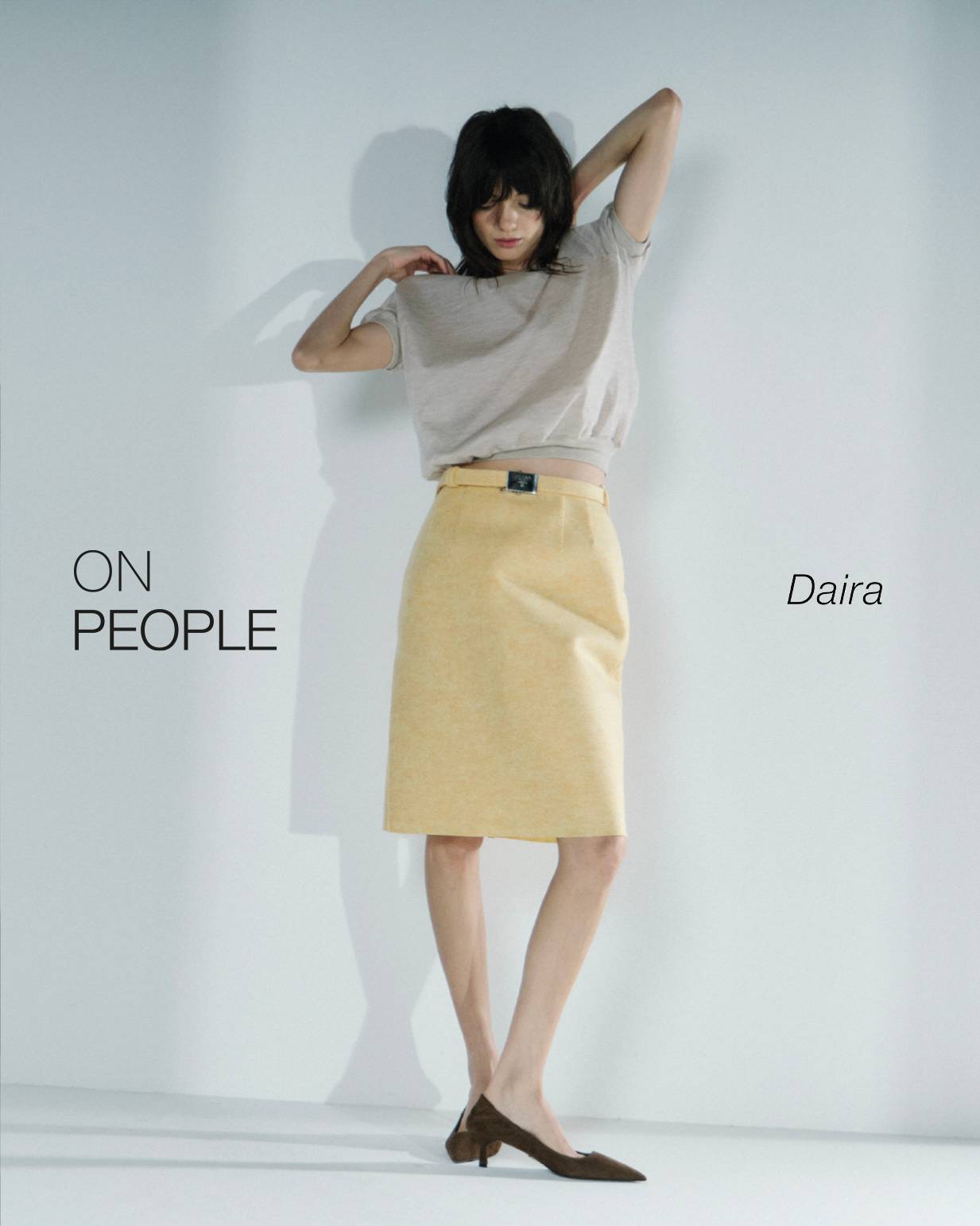 Daira na terceira capa da “Numéro ON PEOPLE”.