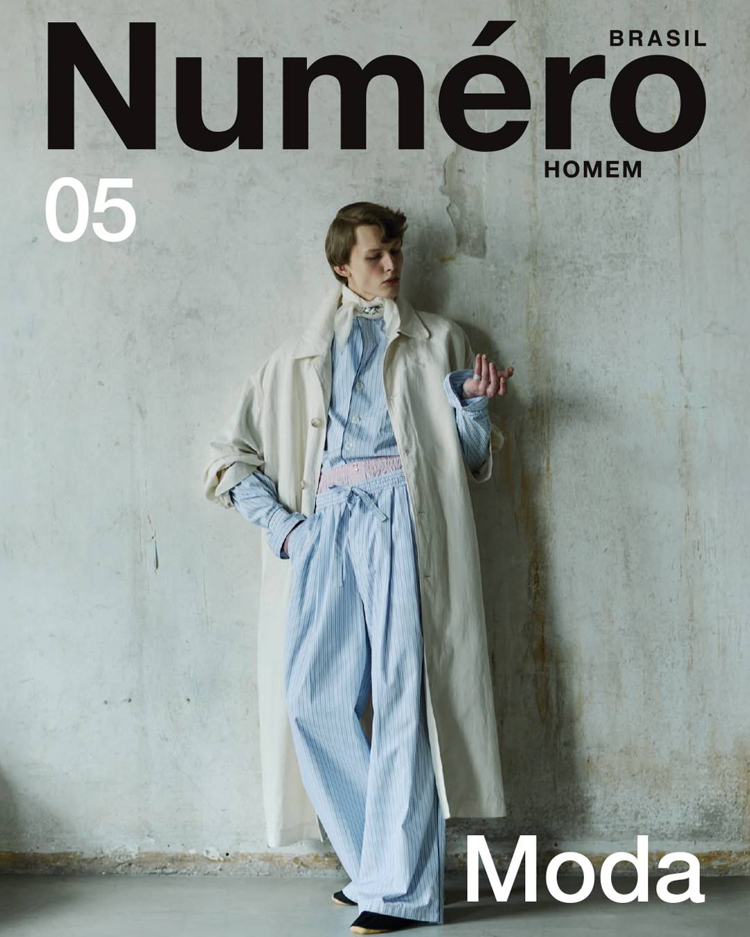 Explore as capas da Numéro Brasil Homem 05, edição MODA