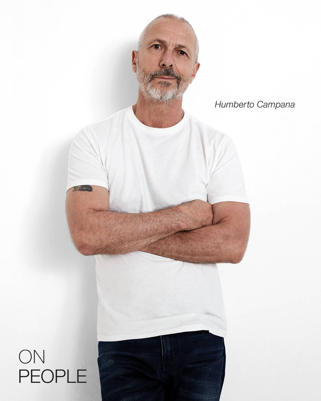 Humberto Campana na quinta capa da “Numéro ON PEOPLE”.