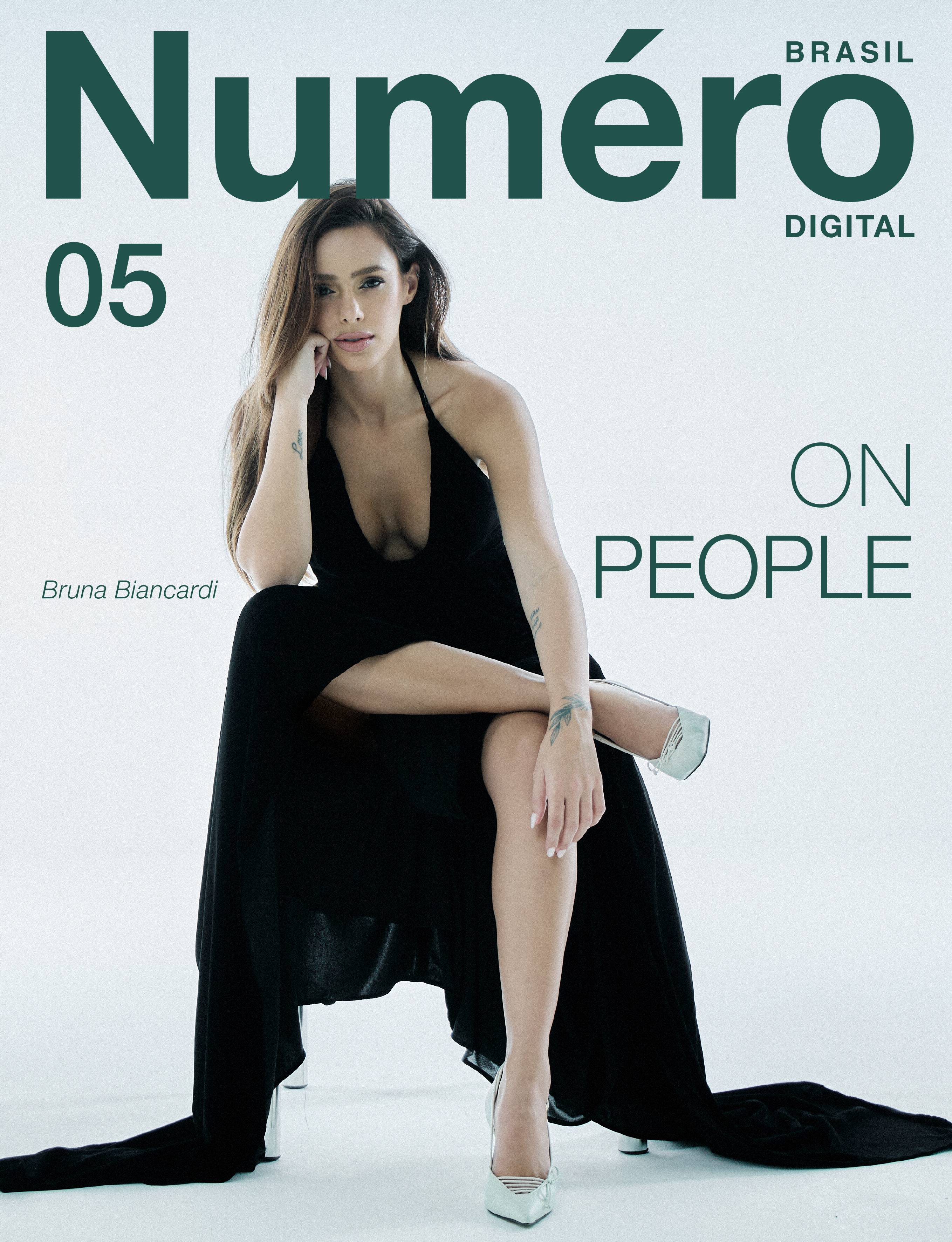 Explore a quinta capa da Numéro Brasil ON PEOPLE, com Bruna Biancardi.