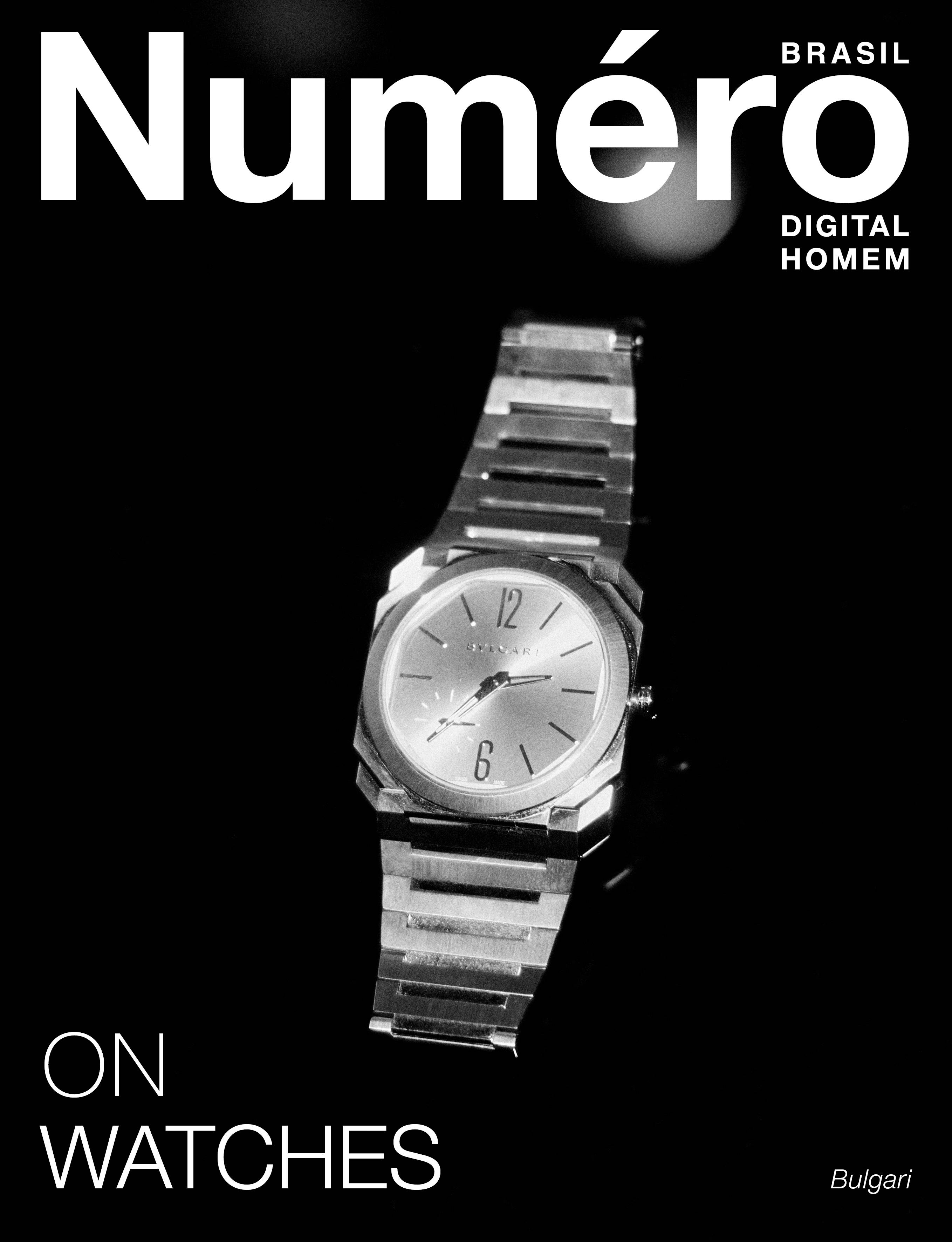 Explore a primeira capa da Numéro Brasil Digital ON WATCHES.