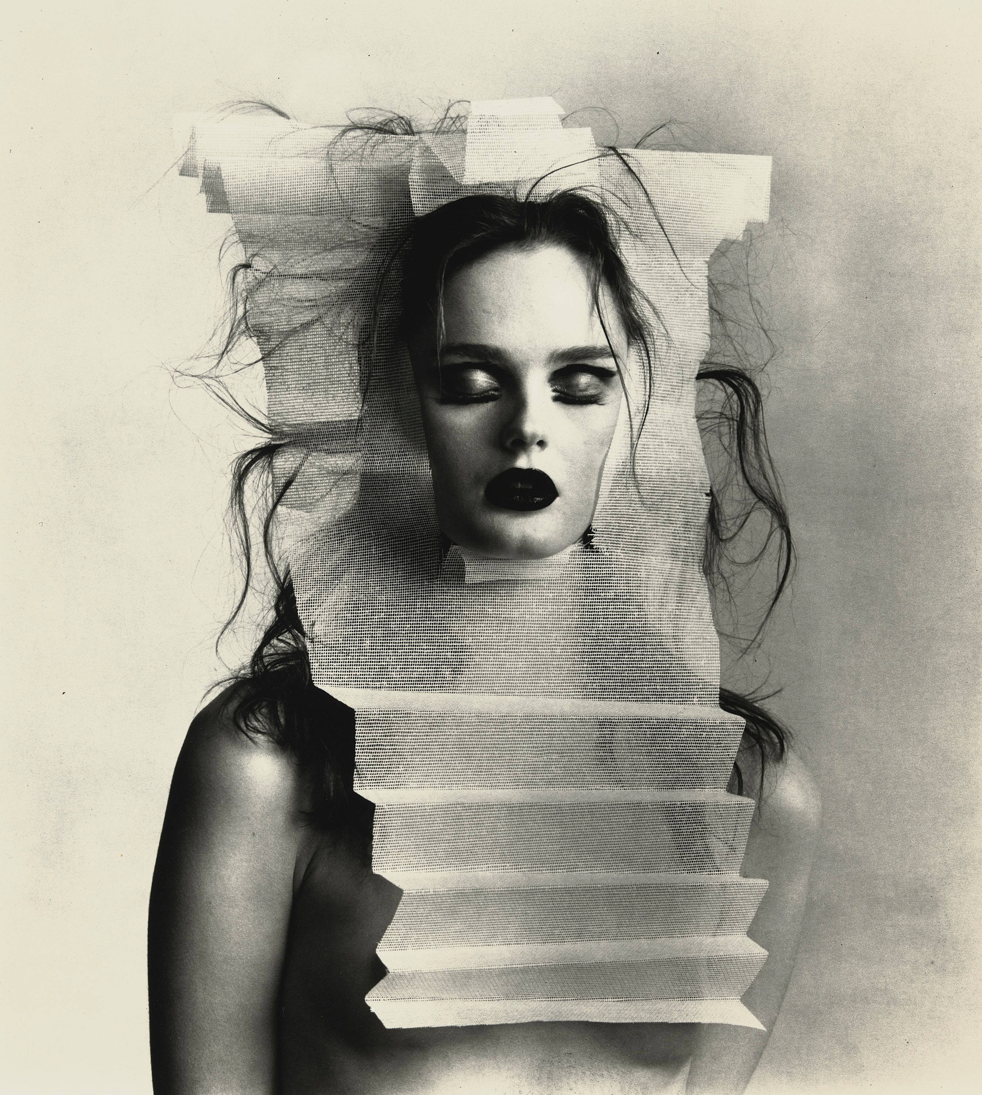 IRVING PENN, Young Woman with Headdress, New York, 2005