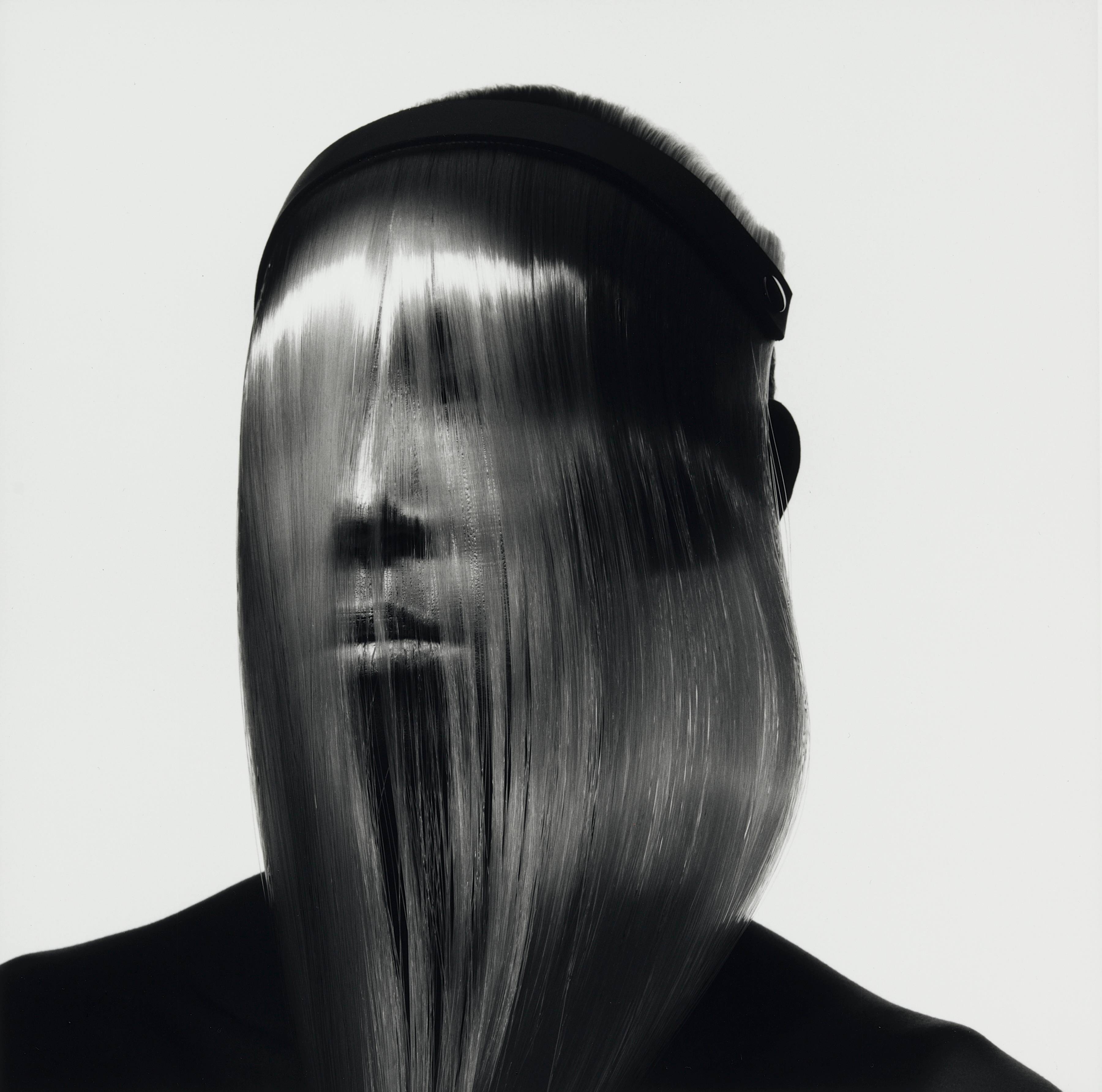 IRVING PENN, Issey Miyake Fashion: Face Covered with Hair, New York, 1991
